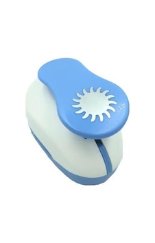 RedApple Şekilli Büyük Boy Delgeç/Şekilgeç 3.8 cm Güneş 44168 Mavi