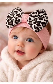 Leoparlı Bandana 6130 Pembe Pembe