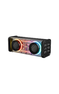 Go İthalat Siyah Kablosuz Hoparlör - Speaker Taşınabilir Mp3 Işıklı Usb Şarjlı Bt - Aux - Tes 10 Mt Go İthalat Siyah Kablosuz Hoparlör - Speaker Taşınabilir Mp3 Işıklı Usb Şarjlı Bt - Aux - Tes 10 Mt