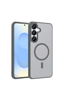 Samsung Uyumlu GalaxyS26 Fe Kılıf M-safe Şarj Özellikli Babet Kılıf Gri Samsung Uyumlu GalaxyS26 Fe Kılıf M-safe Şarj Özellikli Babet Kılıf Gri