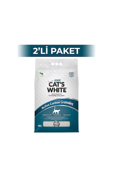 Cat's White Aktif Karbonlu Bentonit Kedi Kumu 2 x 10 L Cat's White Aktif Karbonlu Bentonit Kedi Kumu 2 x 10 L