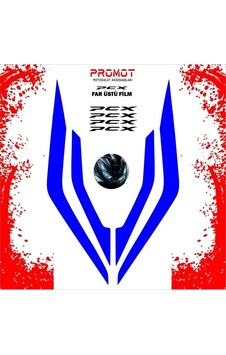 Promot Far Üstü Film Lacivert - Honda Pcx 2021-2024 Promot Far Üstü Film Lacivert - Honda Pcx 2021-2024