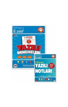 6. Sınıf Yazılı Notları Ve Denemeleri 2. Dönem 1 Ve 2. Yazılı 2 Kitap - Tonguç Yayınları 6. Sınıf Yazılı Notları Ve Denemeleri 2. Dönem 1 Ve 2. Yazılı 2 Kitap - Tonguç Yayınları