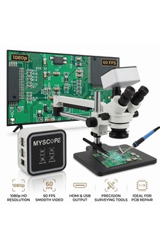 5609f Hd 60 Fps Dijital Mikroskop Kamerası Beyaz - Hdmı / Usb Endüstriyel İnceleme Kamerası