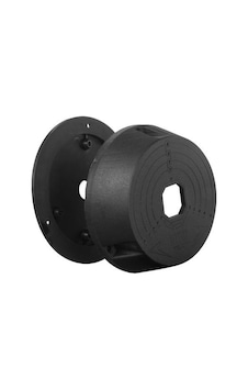 Cambox Kamera Montaj Buatı Mono Jb 311 Kapaklı Yuvarlak Çap 13.5 Cm Siyah