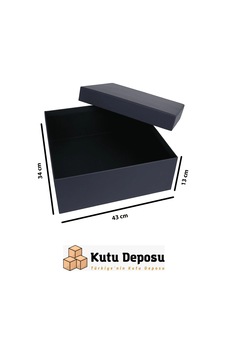 34x43x13 Cm Hediye Kutusu Lacivert 1 Adet 34x43x13 Cm Hediye Kutusu Lacivert 1 Adet