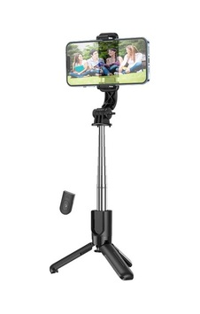 Hoco K17 Bluetooth Uzaktan Kontrol Selfie Çubuğu Tripod Mini Canlı Yayın Standı - Karbul9128-3 Siyah Hoco K17 Bluetooth Uzaktan Kontrol Selfie Çubuğu Tripod Mini Canlı Yayın Standı - Karbul9128-3 Siyah