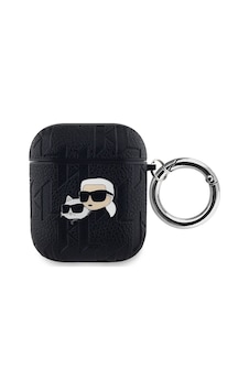 Apple Uyumlu AirPods Kılıf Karl Lagerfeld Lisanslı Monogram Silikon Siyah Apple Uyumlu AirPods Kılıf Karl Lagerfeld Lisanslı Monogram Silikon Siyah