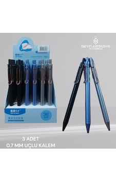 0.7 Mm Versatil Uçlu Kalem 3 Adet 8169 Çok Renkli 0.7 Mm Versatil Uçlu Kalem 3 Adet 8169 Çok Renkli