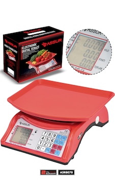 Assur Asr8078 Akülü Dijital Mutfak Terazisi 2 Gr 40 Kg Şarjlı Hassas Ölçüm Tartı Hassas Terazi Kırmızı Assur Asr8078 Akülü Dijital Mutfak Terazisi 2 Gr 40 Kg Şarjlı Hassas Ölçüm Tartı Hassas Terazi Kırmızı