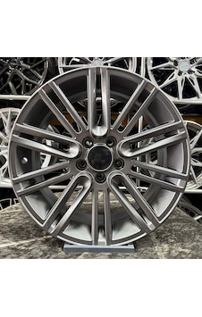 16 İnç 5x100 Bentley Polo İbiza Uyumlu Gun Metal Elmas Kesim Jant 16 İnç 5x100 Bentley Polo İbiza Uyumlu Gun Metal Elmas Kesim Jant