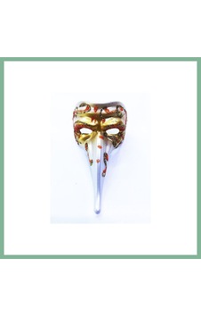Bşkvirgo Turuncu Renk İşlemeli Seramik Malzemeden İmal Venedik Uzun Maske Magnet Bsk2026 Bşkvirgo Turuncu Renk İşlemeli Seramik Malzemeden İmal Venedik Uzun Maske Magnet Bsk2026