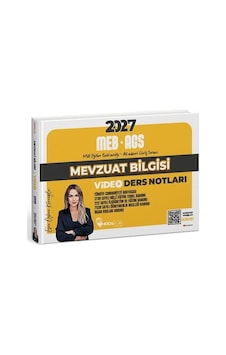 2027 Meb-ags Mevzuat Bilgisi Video Ders Notları / Esra Özkan K...