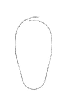 Merano Design 3mm Rhodium Su Yolu Kolye 60cm Merano Design 3mm Rhodium Su Yolu Kolye 60cm