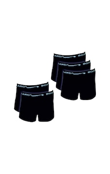 Boxerland Siyah Likralı Erkek Boxer Ekonomik Paket 5'Li Boxerland Siyah Likralı Erkek Boxer Ekonomik Paket 5'Li