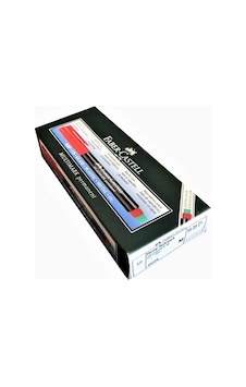 Faber-Castell Permanent Asetat Kalemi Cd Kalemi M Kırmızı 10lu Kırmızı Faber-Castell Permanent Asetat Kalemi Cd Kalemi M Kırmızı 10lu Kırmızı