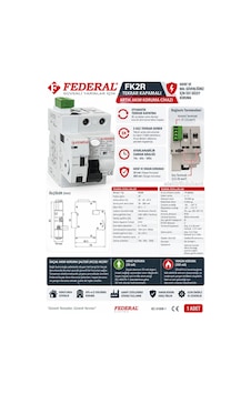 Federal Fk2r 2x40a 30ma 10ka Ac Kaçak Akım Rolesi Otomatik Kaldırma Yeniden Başlatma Kurma Ünitesi Federal Fk2r 2x40a 30ma 10ka Ac Kaçak Akım Rolesi Otomatik Kaldırma Yeniden Başlatma Kurma Ünitesi