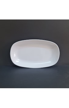 4 Adet Standart Melamin Kayık Tabak Orta Salata Tabağı 29x17 Cm - Beyaz Beyaz 4 Adet Standart Melamin Kayık Tabak Orta Salata Tabağı 29x17 Cm - Beyaz Beyaz