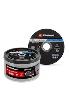Einhell 50 Parça İnce Paslanmaz Çelik Kesme Diski, Ø 125 x 1 mm 49711528, hassas kesim, Ø 22,23 mm göbek çapı, düz tip Einhell 50 Parça İnce Paslanmaz Çelik Kesme Diski, Ø 125 x 1 mm 49711528, hassas kesim, Ø 22,23 mm göbek çapı, düz tip