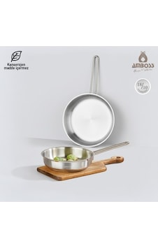 Amboss Vento Steel İndüksiyon Tabanlı 2 Parça Tava Seti 20-24 cm