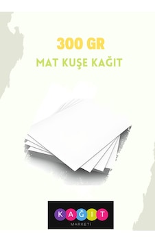 Çözüm Kağıt A4 Mat Kuşe 300 Gr 100 Adet Çözüm Kağıt A4 Mat Kuşe 300 Gr 100 Adet