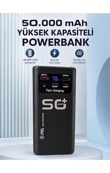 50.000 Mah Taşınabilir Powerbank 22,5 W Hızlı Şarj 4 Dahili Şarj Kablosu Dijital Ekran Led Aydınlatma Ve Taşıma Sapı Beyaz 50.000 Mah Taşınabilir Powerbank 22,5 W Hızlı Şarj 4 Dahili Şarj Kablosu Dijital Ekran Led Aydınlatma Ve Taşıma Sapı Beyaz
