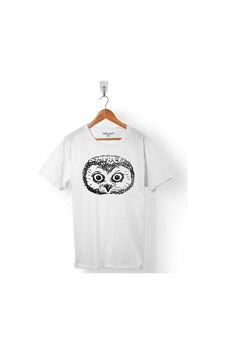 Owl Head Şaşkın Baykuş Kafa Erkek Tişört 001 Owl Head Şaşkın Baykuş Kafa Erkek Tişört 001