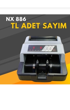 Bill Counter Nx 886 Para Sayma Makinası Tl Adet Sayım + Sahte Tespit Eder