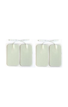 Fizyopol 5 x 9 CM Kablolu Dikdörtgen Tens Pedi 4'lü Fizyopol 5 x 9 CM Kablolu Dikdörtgen Tens Pedi 4'lü