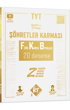 TYT Şöhretler Karması Fizik Kimya Biyoloji FKB 20 Deneme - KR Akademi Yayınları TYT Şöhretler Karması Fizik Kimya Biyoloji FKB 20 Deneme - KR Akademi Yayınları
