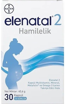 Bayer Elenatal 2 30 Kapsül Bayer Elenatal 2 30 Kapsül