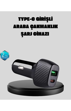 Zenvia Pd Destekli 38w Araç Şarj Başlığı Type-c + Usb Çift Çıkış Hızlı Şarj Znv2026