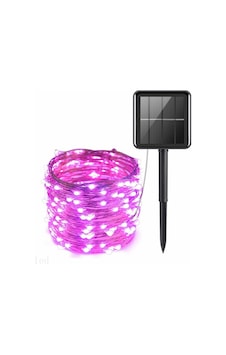 Borayris Güneş Enerjili Solar 12 Metre Peri Led Pembe Renk Dış Ortam 8 Çeşit Yanma Modu Borayris Güneş Enerjili Solar 12 Metre Peri Led Pembe Renk Dış Ortam 8 Çeşit Yanma Modu