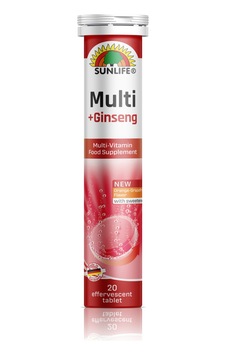 Sunlife Multi +ginseng Multivitamin 20 Tablet Sunlife Multi +ginseng Multivitamin 20 Tablet