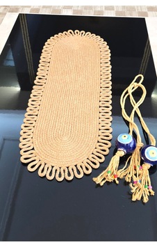 Hasır Jüt Renk 35x100 Cm Dekoratif Runner Şık Masa Orta Sehpa Üstü Dekoratif Sofra Aksesuarı Bej Hasır Jüt Renk 35x100 Cm Dekoratif Runner Şık Masa Orta Sehpa Üstü Dekoratif Sofra Aksesuarı Bej