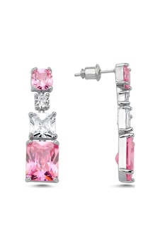 Merano Design Candice Pembe Küpe Çok Renkli Merano Design Candice Pembe Küpe Çok Renkli