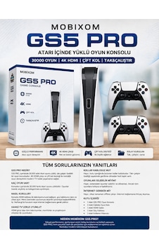 Gs5 Pro 30.000 Oyun Yüklü Atari Oyun Konsolu Tak & Çalıştır 4k Deneyim Gs5 Pro 30.000 Oyun Yüklü Atari Oyun Konsolu Tak & Çalıştır 4k Deneyim