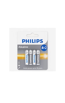 Philips Aaa Alkalin Pil 6& Amp 39 Lı Paket 4+2 Kampanyalı Lr03 Mıcro 1.5v Philips Aaa Alkalin Pil 6& Amp 39 Lı Paket 4+2 Kampanyalı Lr03 Mıcro 1.5v