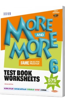 More More 2025 6. Sınıf Fenomen Test Book More More 2025 6. Sınıf Fenomen Test Book
