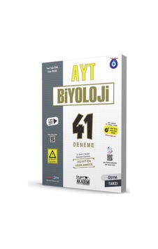 AYT 1.Dönem Biyoloji 41 Deneme - Üçgen Akademi AYT 1.Dönem Biyoloji 41 Deneme - Üçgen Akademi