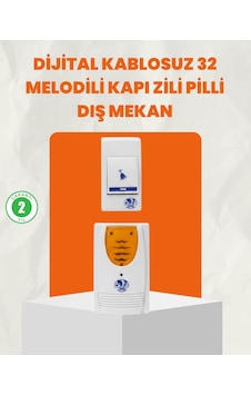 Mey İthalat Kablosuz Kapı Zili Ev Ve Ofis İçin Konforlu Çözüm -