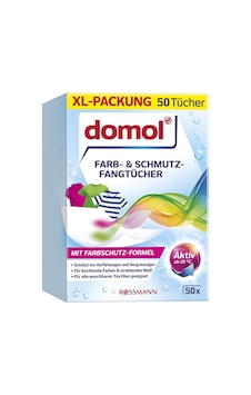 Rossmann Domol Çamaşır Makinesi için Renk Ayırıcı Mendil 50'li Rossmann Domol Çamaşır Makinesi için Renk Ayırıcı Mendil 50'li