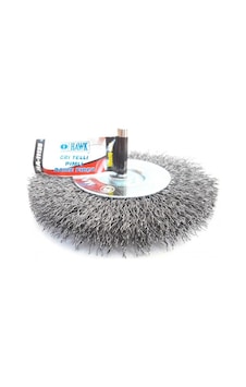 Hawk Ha11135 Pimli Gri Tel Daire Fırça 100X10 Mm Hawk Ha11135 Pimli Gri Tel Daire Fırça 100X10 Mm