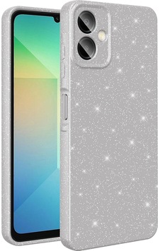 Samsung Uyumlu Galaxy A06 Kılıf Kamera Korumalı Simli Lüks Zore Koton Kapak Gümüş Samsung Uyumlu Galaxy A06 Kılıf Kamera Korumalı Simli Lüks Zore Koton Kapak Gümüş