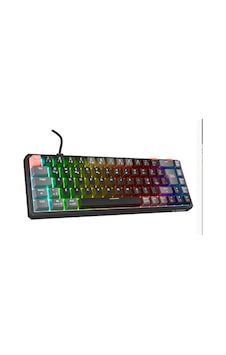Rampage Yoru Mını Siyah-gri Type-c Bağlantılı Outemu Red Swich Q Mekanik Gaming Oyuncu Klavye Rgb Rampage Yoru Mını Siyah-gri Type-c Bağlantılı Outemu Red Swich Q Mekanik Gaming Oyuncu Klavye Rgb