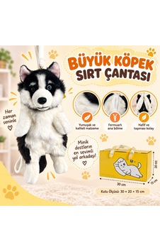 NessiWorld Büyük Köpek Sırt Çantası Beyaz NessiWorld Büyük Köpek Sırt Çantası Beyaz