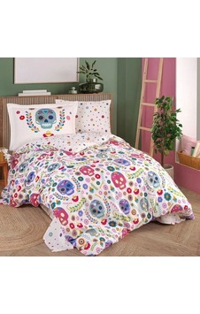 Bay Tek Kişilik Poplin Nevresim Takımı Alice Fuşya Najmaddin Standart Bay Tek Kişilik Poplin Nevresim Takımı Alice Fuşya Najmaddin Standart