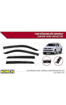 Amarok Kromlu Cam Rüzgarlığı Niken Amarok Kromlu Cam Rüzgarlığı Niken