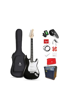 Vangoa Elektro Gitar Seti Black Vangoa Elektro Gitar Seti Black
