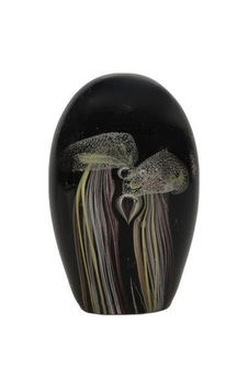 Porland Deniz Anası Sarı/siyah Cam Biblo 7x11 Cm